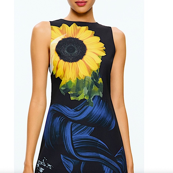 ALICE + OLIVIA Clyde A-Line Shift Dress - Picture 6 of 15